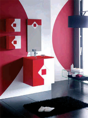 Composición de mobiliario de baño reaizado por la empresa FDM de Játiva