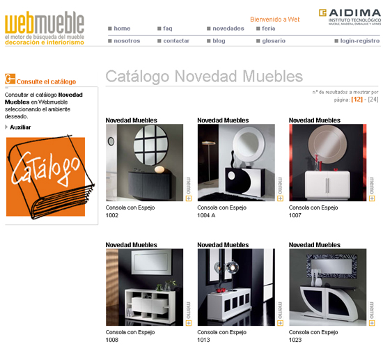 Catálogo de Novedad Muebles disponible en Webmueble