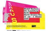Cartel de la exposición Bauhaus en Berlín.