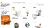 Captura de pantalla del catálogo de lladró en Webmueble