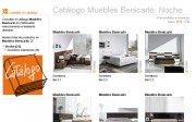 Catálogo de dormitorios de matrimonio de Muebles Benicarló en Webmueble