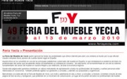 Página web de la Feria del Mueble de Yecla
