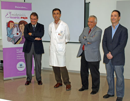 Presentación de un cuento infantil de PayaSoSpital con el apoyo de Micuna y otras empresas y entidades Valencianas