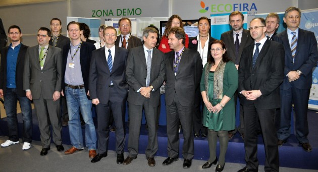 Reunión de proyecto durante Ecofira 2011.